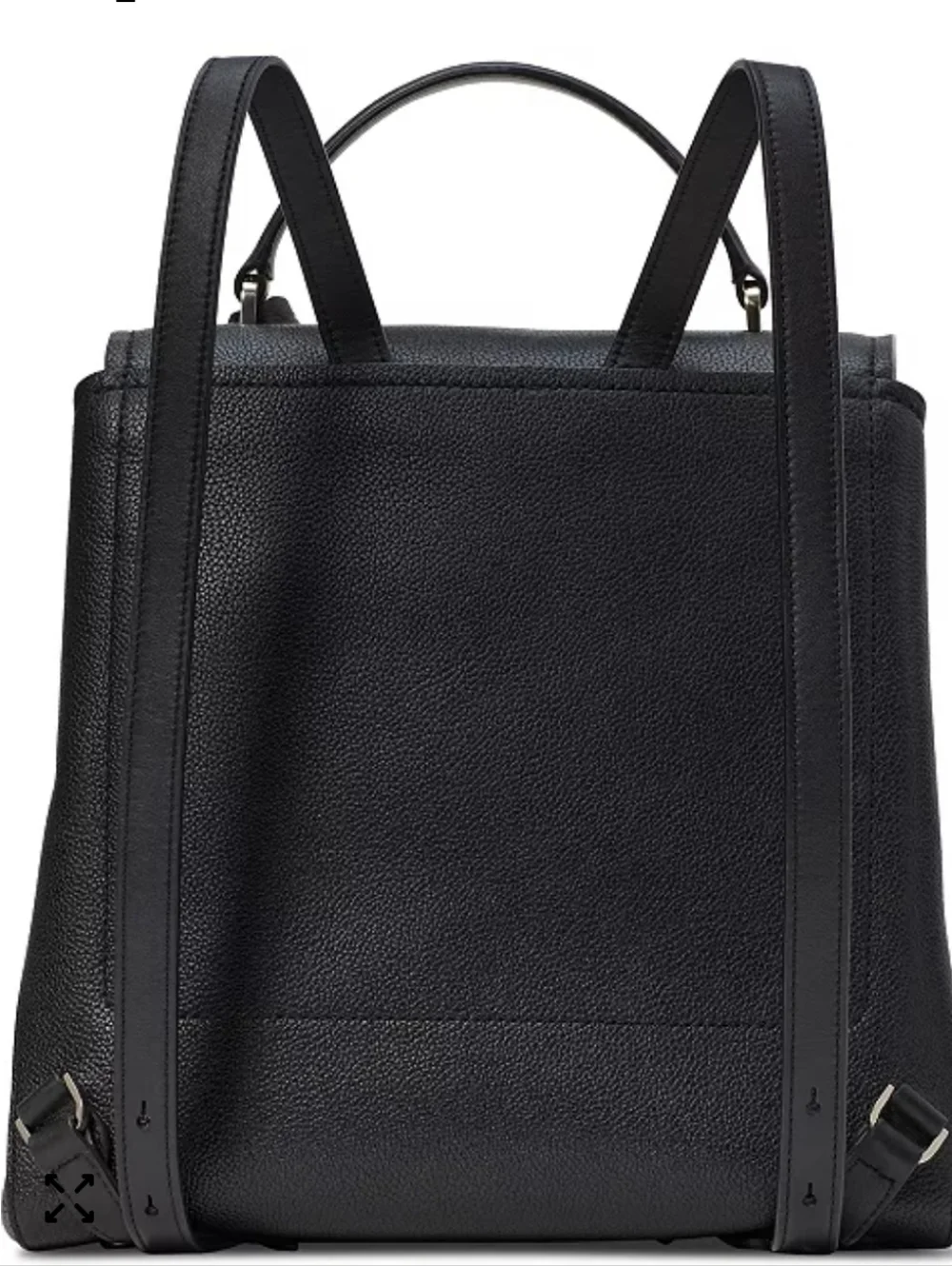 kate spade Black Leather Thompson Medium Backpack